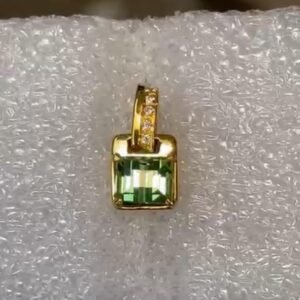 Green Tourmaline Pendant