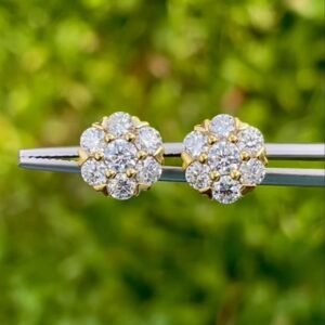 Moissanite Earring